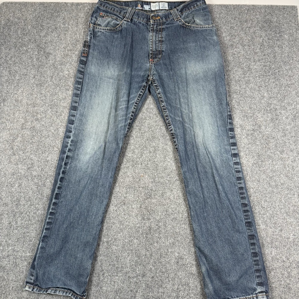 LAPCO FR Flame Resistant Jeans Mens 35x36 NFPA 2112 ATPV 15.2 Work Pants Denim